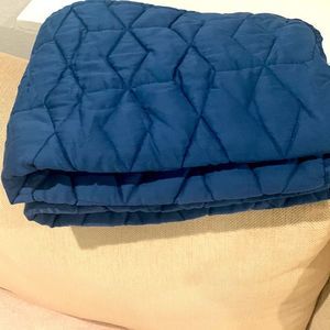 Oake Cotton Tencel Geometric Standard Navy Sham